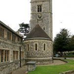 traditional flint stone tower